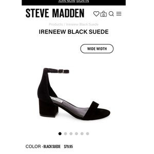 Steve Madden IRENEEW BLACK SUEDE